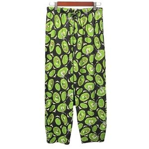 Rick and Morty Portal Pajama Pants Medium Drawstring Lounge Sleepwear